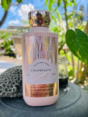 Bath & Body Works Champagne Toast Pink & Gold Body Wash Brand New!